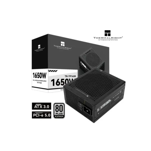 Блок питания 1650W/ Power Supply Thermalright, 1650W 80+ Platinum (ATX, 3.0, PCIe 5.0, Full modular, 1x24(20+4)pin 600mm, 3xCPU 8(4+4)pin, 4xPCIe*2 8(6+2)pin, 2x12VHPWR PCIe 5.0 12+4pin 600mm, 6xSATA, (TR-TP 1650)