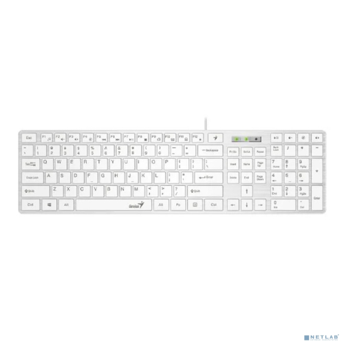 Клавиатура Genius SlimStar 126 WhiteUSB (Only Laser) (31310017410)