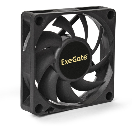 Exegate EX283371RUS Вентилятор ExeGate ExtraSilent ES07015S3P, 70x70x15 мм, подшипник скольжения, 3pin, 2500RPM, 23dBA фото 2