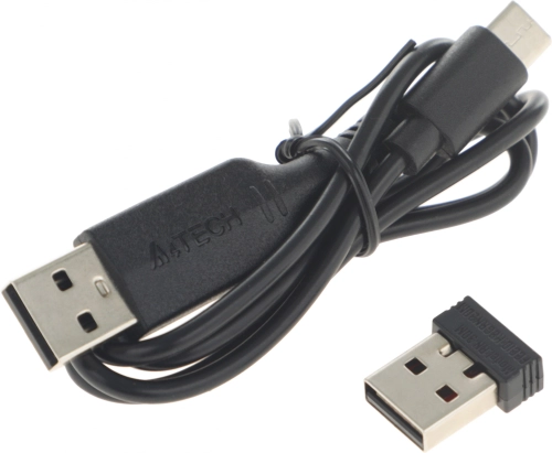 Мышь A4Tech Fstyler FB10CS черный оптическая (2000dpi) silent беспроводная BT/ Radio USB (4but) (FB10CS USB STONE BLACK) фото 16