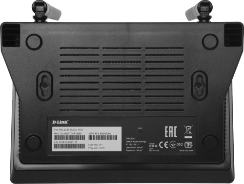 Роутер беспроводной D-Link (DSL-224) 10/ 100BASE-TX фото 7