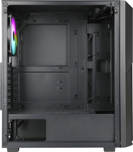 Корпус Azza FIGHTER черный без БП ATX 4x120mm 2xUSB2.0 1xUSB3.0 audio bott PSU (CSAZ-290 FIGHTER) фото 4