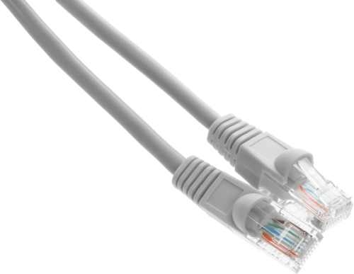 Патч-корд KingPrice KP-PC-c5e-3m-g UTP 4 пары cat.5E CCA molded 3м серый RJ-45 (m)-RJ-45 (m)