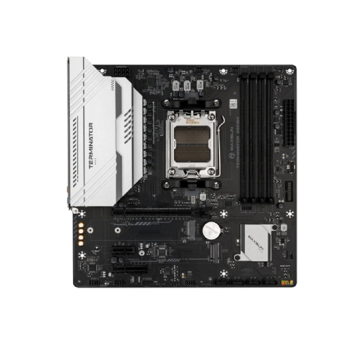 Материнская плата MAXSUN MS-Terminator B650M, AM5, B650, 4*DDR5, 4*SATA 3.0, 2*M.2, USB 3.2, USB 2.0, Type-C, 1*PCIE 16, 1*PCIE 4, 1*PCIE 1, HDMI+DP, mATX