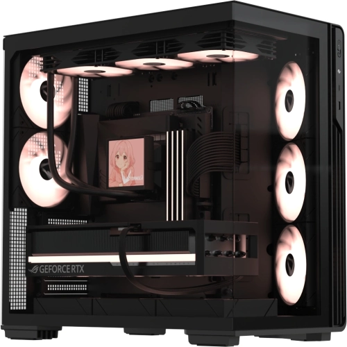 Корпус Formula Crystal Z7 PA черный без БП ATX 5x120mm 1xUSB3.0 1xUSB3.1 audio bott PSU (CRYSTAL Z7 PAB)