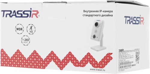 Камера видеонаблюдения IP Trassir TR-D7151IR1 1.4-1.4мм цв. корп.:белый фото 8