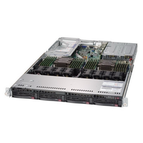 SYS-6019U-TR4 1U, 2xLGA3647 (up to 205W), iC621 (X11DPU), 24xDDR4, up to 4x3.5 HDD, 4x1GbE, 2x750W, 2x PCIEx16, 1x PCIEx8 LP, 1x PCIEx8 internal LP, (264247)