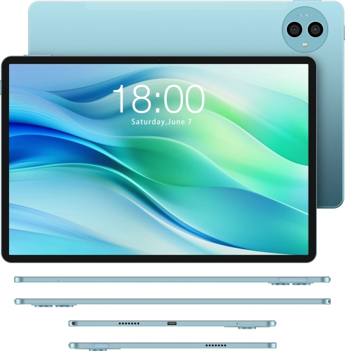 Планшет Teclast P50 T7250 (1.8) 8C RAM4Gb ROM128Gb 10.92 IPS 1280x800 4G Android 16 голубой 8Mpix 5Mpix BT WiFi microSD 1Tb 7000mAh 12hr (2171955) (2171955#MLN) фото 2