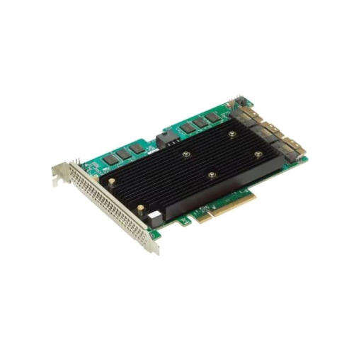 RAID-контроллер Broadcom MegaRAID 9670-24i SGL (05-50123-00) , PCIe 4.0 LP, 24G SAS/ SATA/ NVMe, RAID 0,1,5,6,10,50,60, 24port(3x8 SFF-8654), 8GB Cache, SAS4124 ROC, RTL
