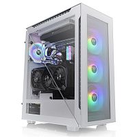 Корпус Thermaltake Divider 500 TG Snow ARGB CA-1T4-00M6WN-01 White/ Win/ SPCC/ Tempered Glass*4/ 120mm ARGB Fan*3/ 120mm CA-1T4-00M6WN-01 Standard Fan*1 (527897)