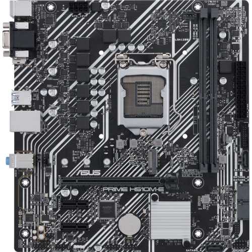 Материнская плата Asus PRIME H510M-E Soc-1200 Intel H510 2xDDR4 mATX AC`97 8ch(7.1) GbLAN+VGA+HDMI+DP (90MB17E0-M0EAY0)
