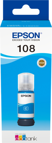EPSON C13T09C24A Картридж 108 EcoTank Ink для Epson L8050/ L18050, Cyan 70ml