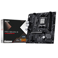 Материнская плата MSI PRO B840M-B B840, AM5, 2*DDR5, 1*PCIEx16, 1*PCIEx1, 2*M.2, 1*TypeC, 6*USB3.2Gen1, 6*USB2.0, 4*SATA3.0, 2.5G, VGA, HDMI, ATX, RTL