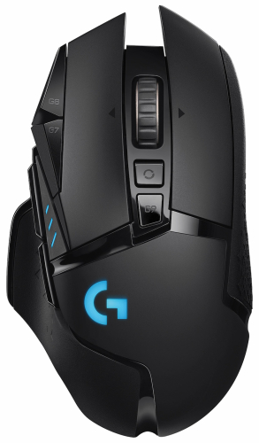 Мышь Logitech G502 Lightspeed, оптическая, 1000dpi, беспроводная USB (910-005568)