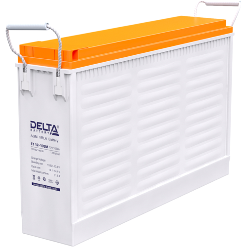 Батарея DELTA серия FT-M, FT 12-150 М, напряжение 12В, емкость 150Ач (разряд 10 часов), макс. ток разряда (5 сек.) 1050А, макс. ток заряда 45А, свинцово-? (FT 12-150 M)