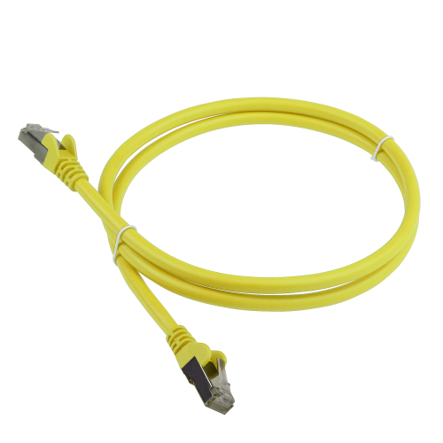 Патч-корд RJ45 - RJ45, 4 пары, FTP, категория 6, 15 м, желтый, LANMASTER LAN-PC45/S6-15-YL