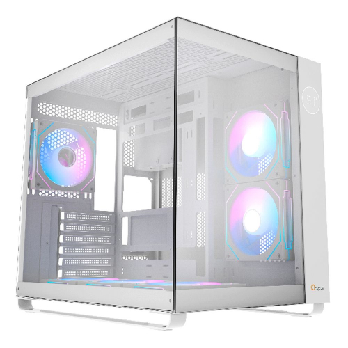 Корпус Case Ocypus Iota C70 WH ARGB ATX win / white / 6 ARGB fans / no PSU / Tempered Glass (IOTA-C70-WHD600XX-GL)