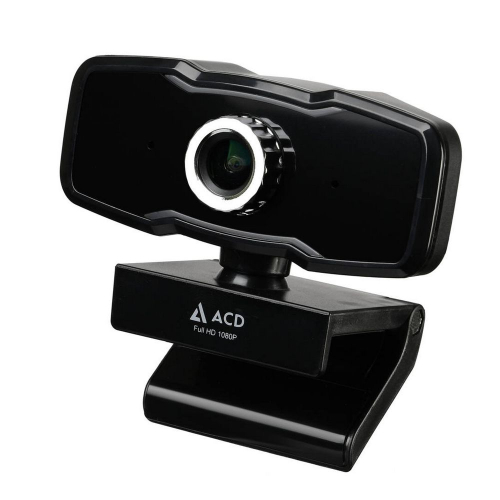 Веб-камера ACD-Vision UC500 CMOS 2МПикс, 1920x1080p, 30к/ с, микрофон встр., кабель USB 2.0 1.5м, универс. крепление, черный корп. RTL {60} (551783) (ACD-DS-UC500) фото 2