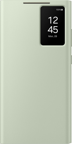 Чехол (флип-кейс) Samsung для Samsung Galaxy S24 Ultra Smart View Wallet Case S24 Ultra светло-зеленый (EF-ZS928CGEGRU)