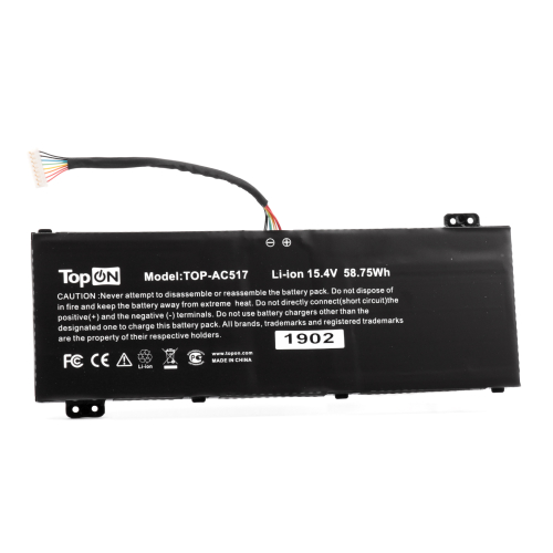 Аккумулятор для ноутбука Acer AN517 15.4V 3733mAh PN: AP18E8M (TOP-AC517)