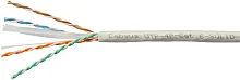 кабель Cabeus UTP-4P-Cat.6-SOLID-LSZH-GY Кабель витая пара UTP (U/UTP), категория 6, 4 пары (23 AWG), одножильный, LSZH нг(А)-HF, серый (305 м)