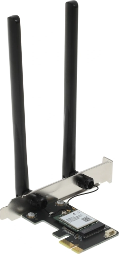 Сетевой адаптер Wi-Fi + Bluetooth Mercusys MA70XE AX1800 PCI Express (ант.внеш.несъем.) 2ант.