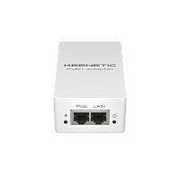 PoE+ адаптер/ Keenetic PoE+ Adapter (KN-4510) Гигабитный адаптер питания PoE+ мощностью 30 Вт 802.3af/at 2 x 1 Гбит/с