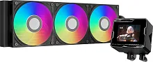 Система водяного охлаждения PcCooler GT360M Display ARGB Soc-AM5/AM4/1200/1700/1851 черный 4-pin 15-33.7dB Al LCD 310W Ret (GT360M-BKAWXX-GL)