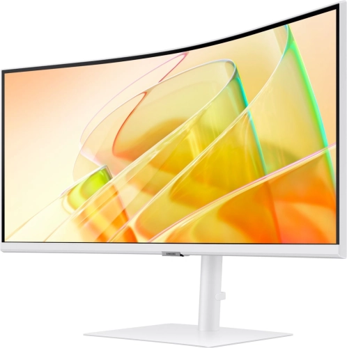 Монитор Samsung 34 ViewFinity S6 S34C650TAUXEN белый VA LED 5ms 21:9 HDMI M/ M полуматовая HAS Piv 350cd 178гр/ 178гр 3440x1440 100Hz FreeSync DP Ultra WQHD USB 8.1кг (LS34C650TAUXEN) фото 7