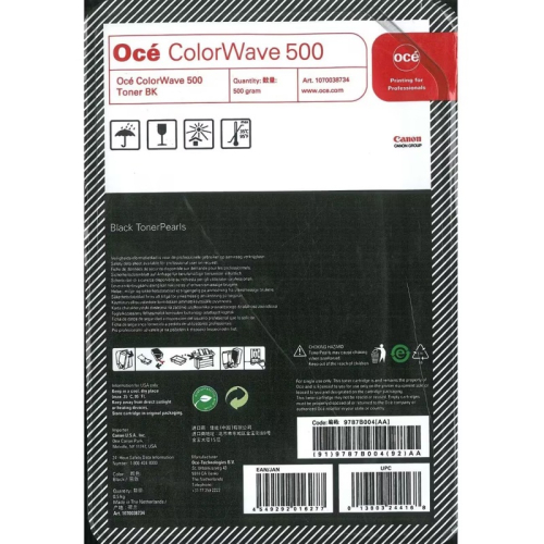 Тонер-картридж/ Oce ColorWave 500 Black, 500г (9787B004)