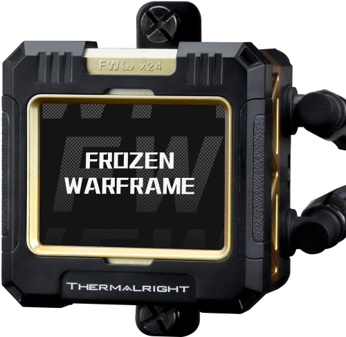 Система водяного охлаждения Thermalright Frozen Warframe 360 Soc-AM5/AM4/1200/1700/1851 черный 4-pin 29.8dB Al LCD Ret (F-WFRAME-360-BL) фото 2