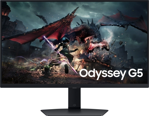 Монитор Samsung 27 S27DG502EI Odyssey G5 {IPS 2560x1440 180Hz 1ms 16:9 350cd 1000:1 HDMI DisplayPort Pivot FreeSync(Premium) G-Sync} (LS27DG502EIXCI)