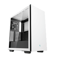 Корпус Deepcool CH510 WH Мid-tower, white,TG (E-ATX, CPU Height 175mm, VGA max 380mm, USB 3.0 x 2, Audio x 1, int. 3.5" x 2 , 2.5" x 2, Ext. 5.25' x 0) (R-CH510-WHNNE1-G-1) (715016)