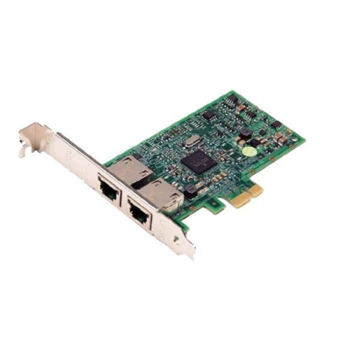 Сетевая карта Dell Broadcom 5720 2x1GbE (RJ-45), Network Interface Card TOE and iSCSI Offload, PCIE2.0, Low Profile bracket (analog 540-11136) (540-BBGW)