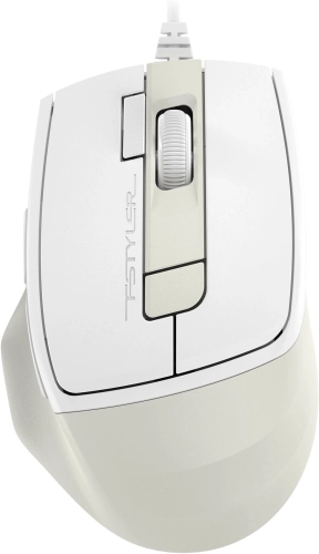 Мышь A4Tech Fstyler FM45S Air бежевый оптическая (2400dpi) silent USB (7but) (FM45S AIR USB (CREAM BEIGE))