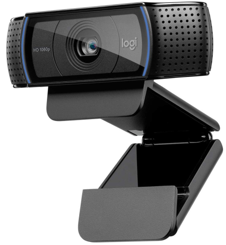 Веб-камера Logitech C920 HD Pro Webcam Full HD 1080p/ 30fps, автофокус, угол обзора 78°, стереомикрофон, кабель 1.5м (960-000998)