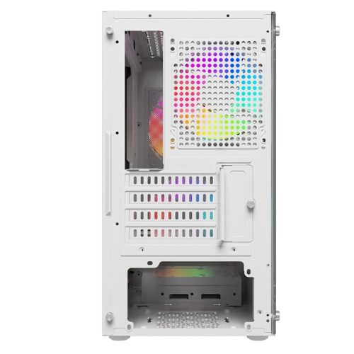 Powercase Mistral Micro A3B ARGB, Tempered Glass, 2x 140mm ARGB PWM+1x 120mm ARGB PWM, белый, mATX (CMMAW-A3) фото 5