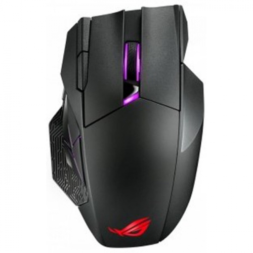 Мышь ASUS ROG Spatha X, Wireless/USB, RGB,19000dpi, 12but, 2 m ROG Paracord Type-C to USB cable (90MP0220-BMUA00)