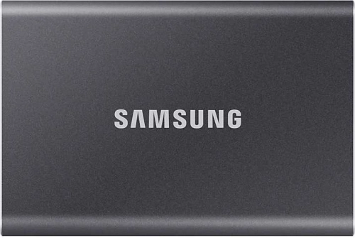 Внешний SSD External SSD Samsung 4.0Tb T7 [MU-PC4T0T/WW] серый (USB3.2 Gen2, up to 1050/1000Mbs, 3D TLC, 88х13х59mm, 98g)