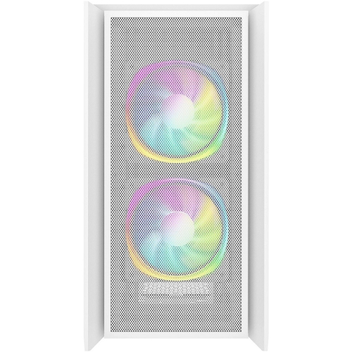 Powercase Alisio Micro Z3W ARGB, Tempered Glass, 3x 120mm ARGB fan, белый, mATX (CAMZW-A3) фото 2