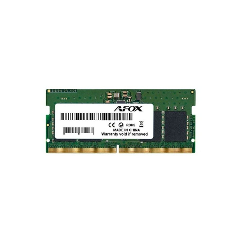 Модуль памяти Afox 16GB DDR5 5200Mhz SO-DIMM Single Channel Package (1x16GB) PC5-41600, 262-Pin, Non-ECC, Un-Buffered, CL42-42-42-83, 1.1V (AFSD516D2S1P)