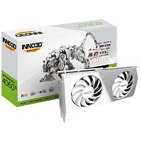 INNO3D RTX 4060 Ti Twin X2 OC WHITE/ / RTX4060Ti, HDMI, DP*3, 8G,D6 (N406T2-08D6X-171153W)