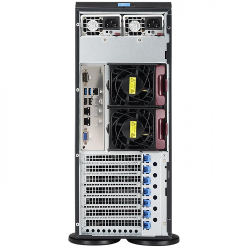 Серверная платформа Supermicro SuperServer 4U 7049P-TRT/ noCPU (x2 Scalable)/ noRAM (x16)/ no HDD (up 8 LFF)/ SATA RAID/ 2x 10GbE/ 2x 1280W (up 2) (SYS-7049P-TRT) фото 3
