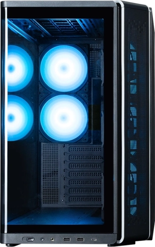 корпус ZALMAN P60, ATX, BLACK, WINDOW, 2x3.5, 3x2.5, 1xUSB TYPE-C, 2xUSB3.0, SIDE 3x120mm ARGB, REAR 2x120mm ARGB (P60 BLACK) фото 7