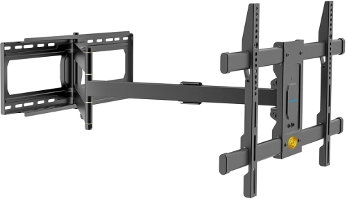 Кронштейн для ТВ KROMAX DIX-30 black (max VESA 600x400 мм., настенный, поворотный, наклонный, max 60 кг) (90659)