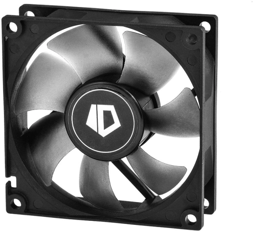 Вентилятор для корпуса ID-Cooling NO-8025-SD 80х80x25 черный 3-pin 21дБ Ret фото 4