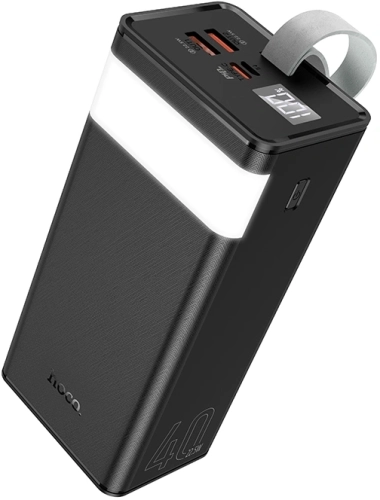 Мобильный аккумулятор Hoco J86 40000mAh QC3.0/ PD3.0 3A 2xUSB-A/ USB-C черный (2174685) (2174685#MLN)