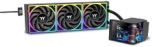 Система водяного охлаждения Thermaltake MAGCurve 360 Ultra ARGB Soc-AM5/AM4/1200/1700/1851 черный 4-pin 32.8-35.1dB Al LCD Ret (CL-W453- PL12SW-A)