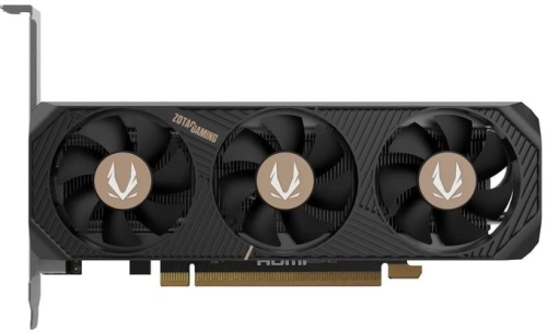 Видеокарта Zotac PCI-E 5.0 RTX 5060 LP 8GB NVIDIA GeForce RTX 5060 8Gb 128bit GDDR7 2527/ 28000 HDMIx1 DPx3 HDCP Ret (ZT-B50600L-10L)