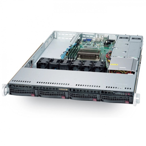 Серверная платформа Supermicro SuperServer 5019S-W4TR/ up 4LFF/ 1U (SYS-5019S-W4TR)